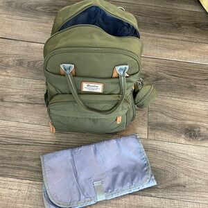 Diaper bag with changing pad